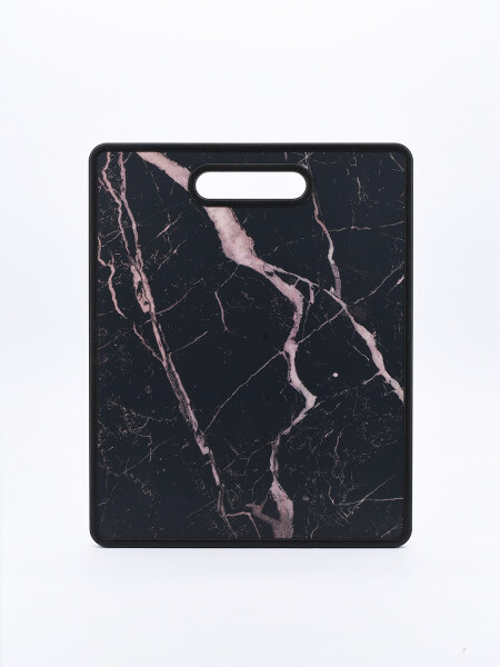 TABLA DE PICAR EFECTO MARMOL NEGRO