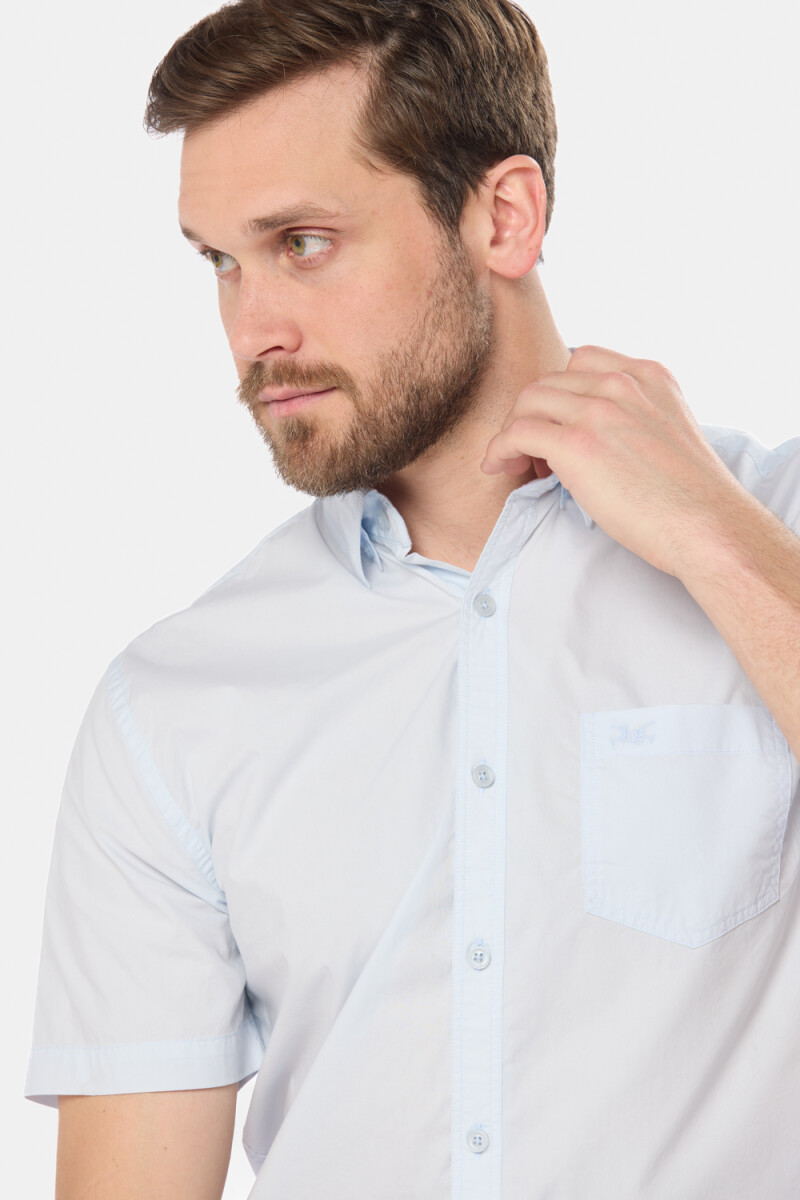 CAMISA LISA - Celeste 