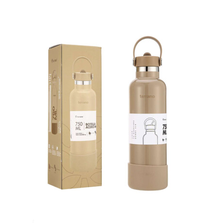 Botella Térmica Con Pico 750Ml. Arena Metalizado