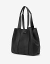 Shopper Basicos Shopper De Hombro Negro - Negro