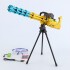 Ametralladora Automática Hidrogel + Trípode Recargable Color Amarillo