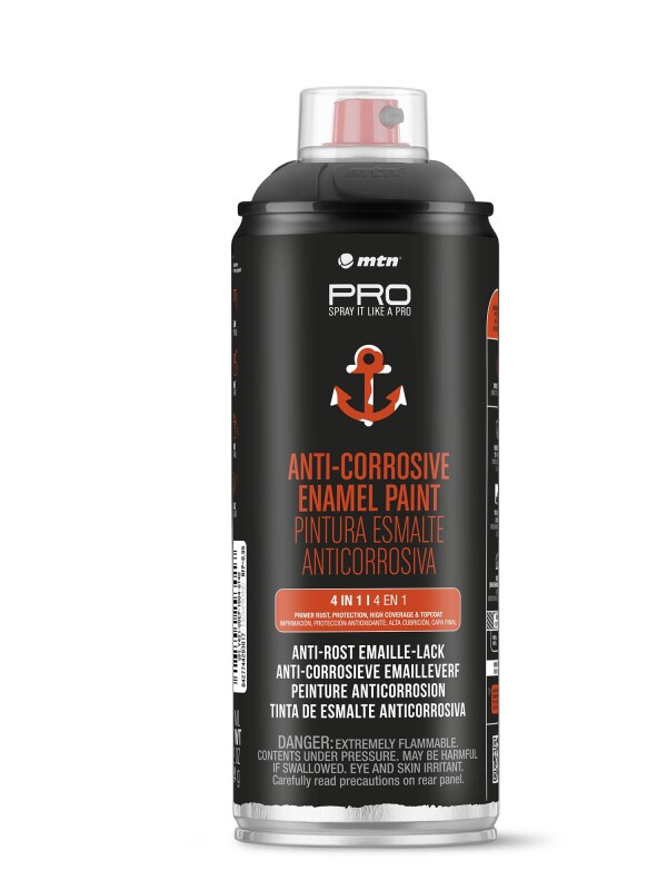 AEROSOL MTN PRO ANTICORROSIVO NEGRO MATE 400ML N/A