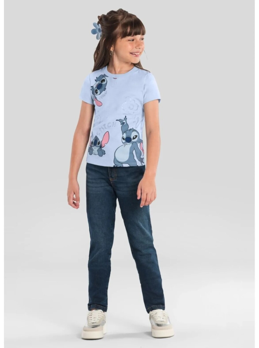 Remera de Niña. - Azul 