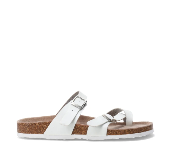 Sandalia BIRKANA descalza White