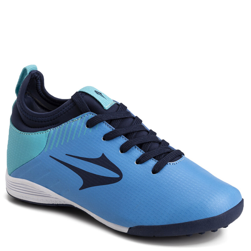 Championes de Fútbol 5 Infantiles Topper Stingray II Mach Azul - Azul Marino - Turquesa