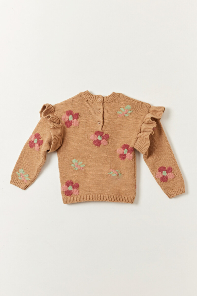 Buzo punto volados - Beige 