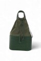 Matera bolso con división Verde