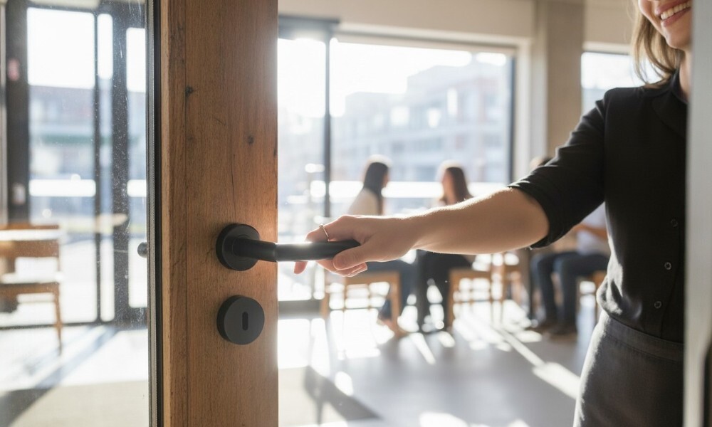 Manija p/puerta exterior resistente UV MH002 oval Manija P/puerta Exterior Resistente Uv Mh002 Oval