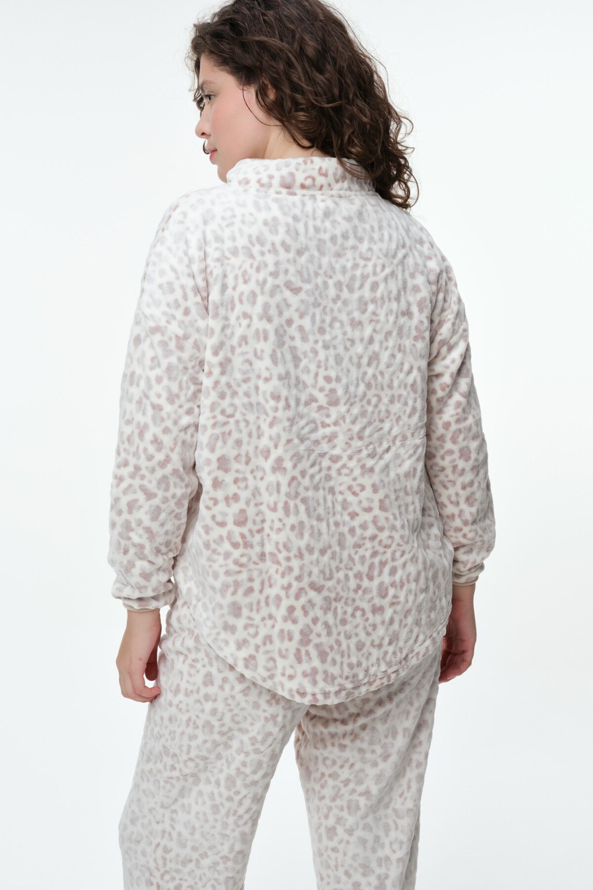 Buzo Flip Leopardo Beige