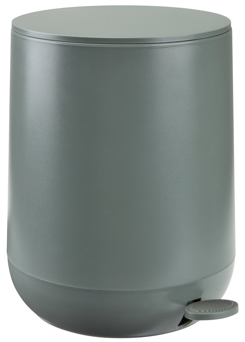 Papelera pedal OXIE 5L cierre suave oliva 