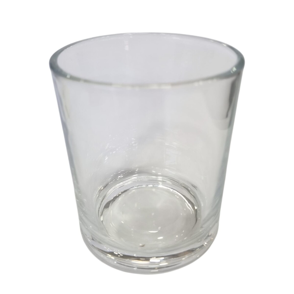 Vaso de vidrio para velas 