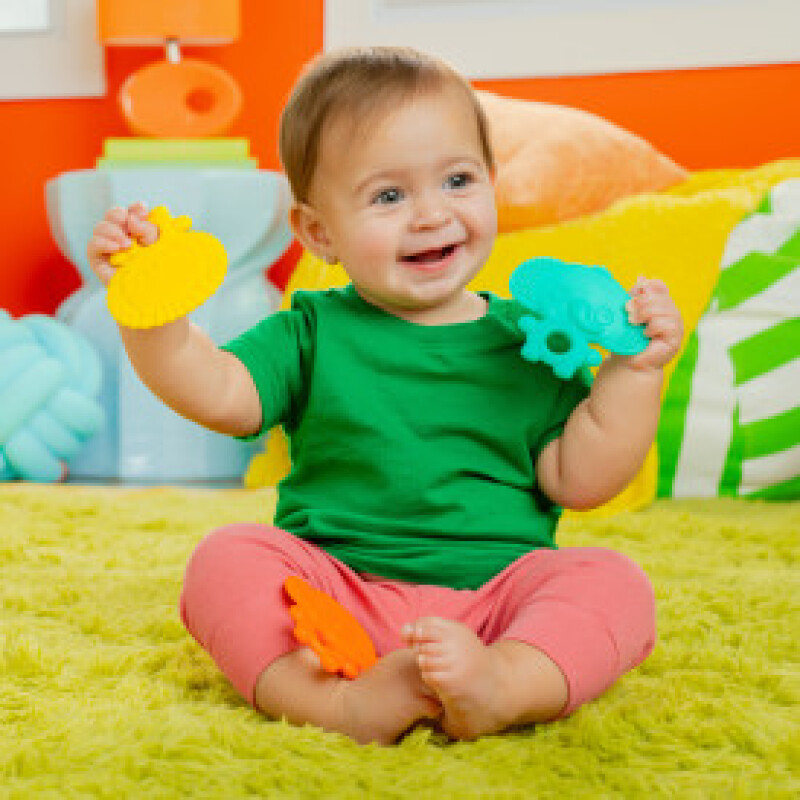 Set 3 Mordillos Bright Starts Gummy Buddies Set 3 Mordillos Bright Starts Gummy Buddies