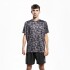 RAPID RUNNING T-SHIRT MEN CAMO BLUE CAMO BLACK