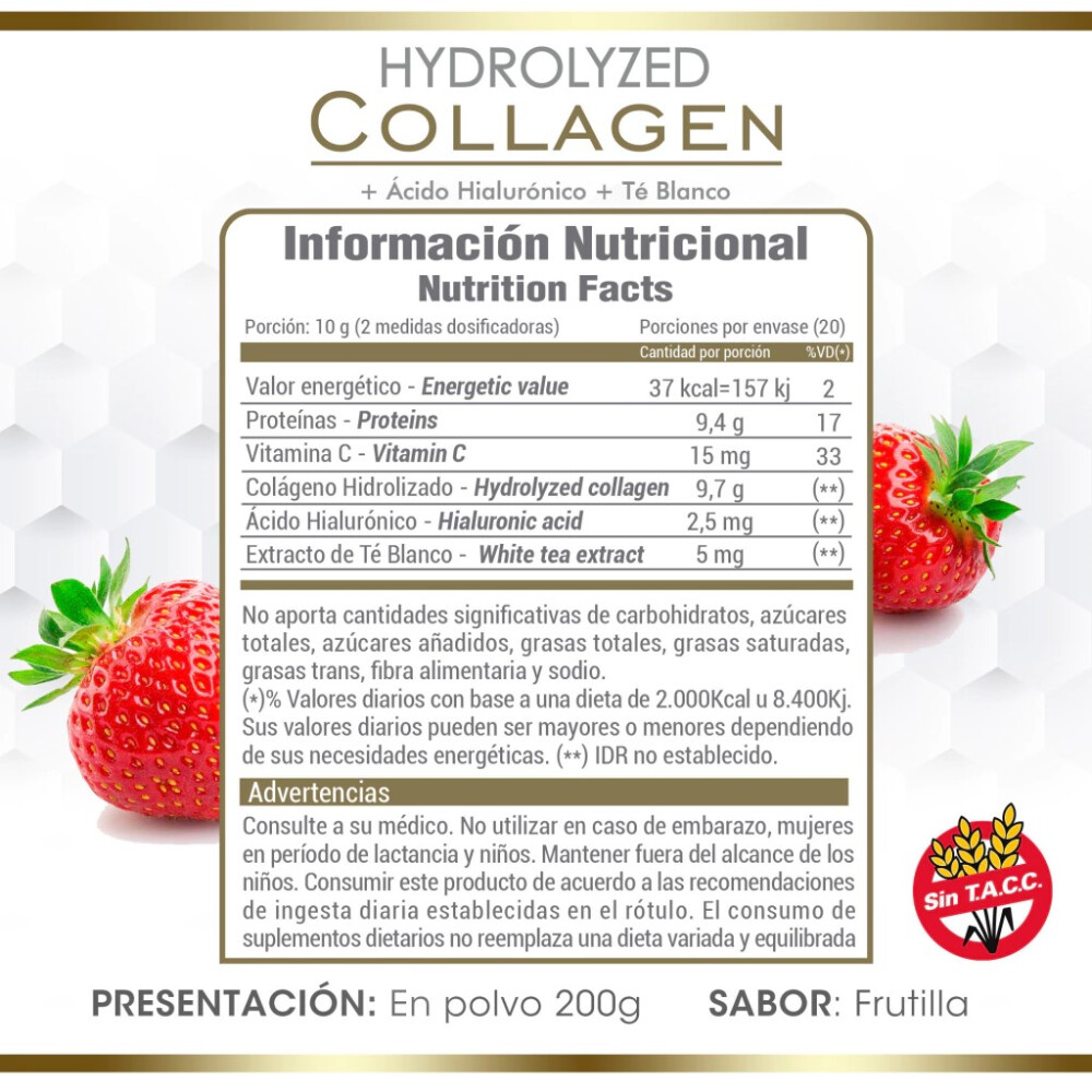 Age Biologique Hydrolyzed Collagen | Con Ácido Hialurónico, CoQ10 y Vitamina C | 200 g Age Biologique Hydrolyzed Collagen | Con Ácido Hialurónico, CoQ10 y Vitamina C | 200 g