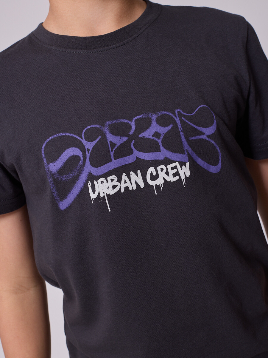 T-SHIRT MITON TEEN DIXIE Gris Oscuro