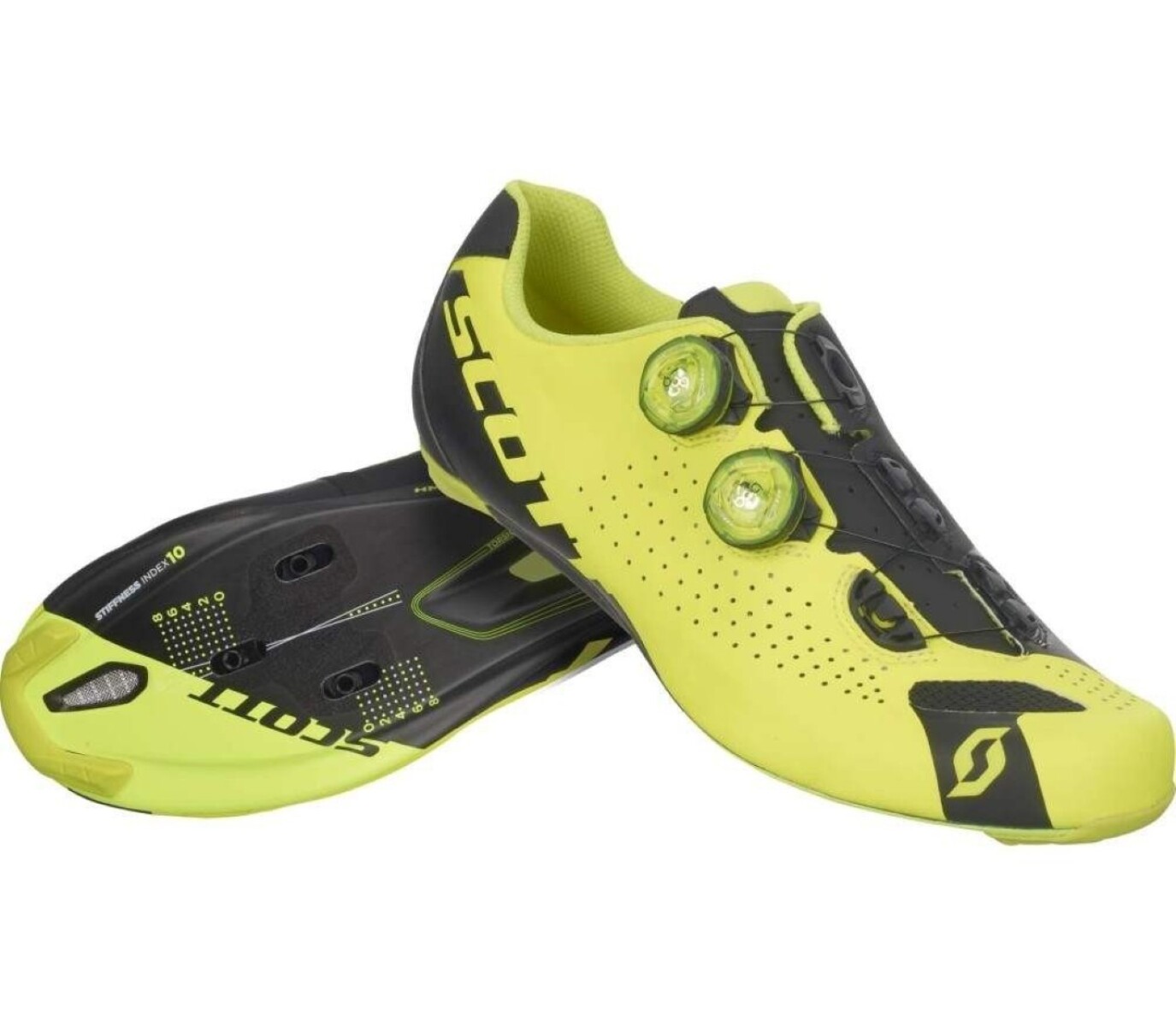 Zapatillas Scott Road Rc - Negro/amarillo Fluo 