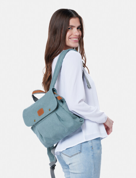 MOCHILA EN CANVAS Verde