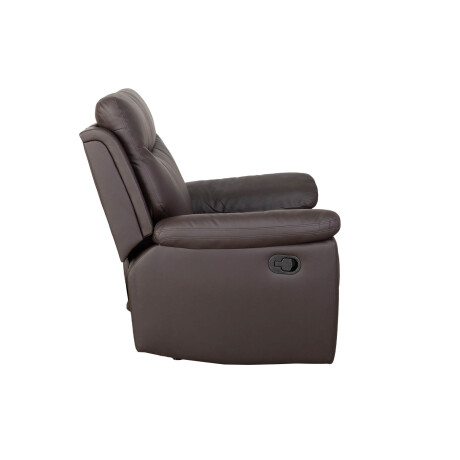 RECLINER 1 CUERPO SIMIL-CUERO MARRON LEXUS