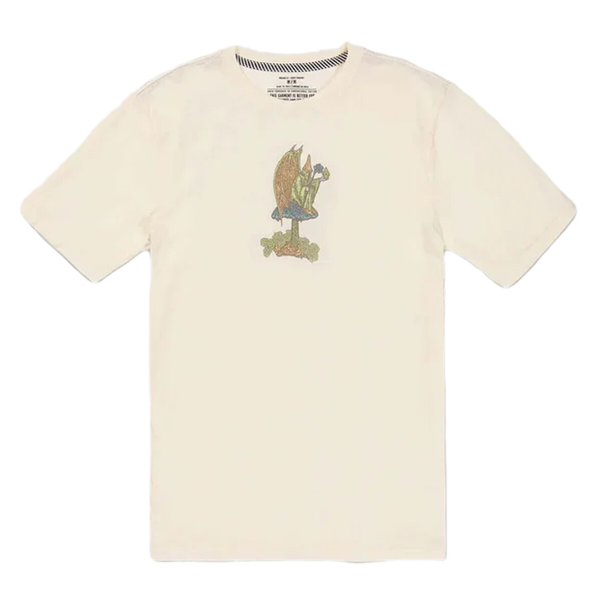 Remera Volcom ABG SKATE VITALS WIZARD SST - Blanco 