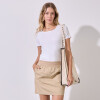 Falda Con Short BEIGE