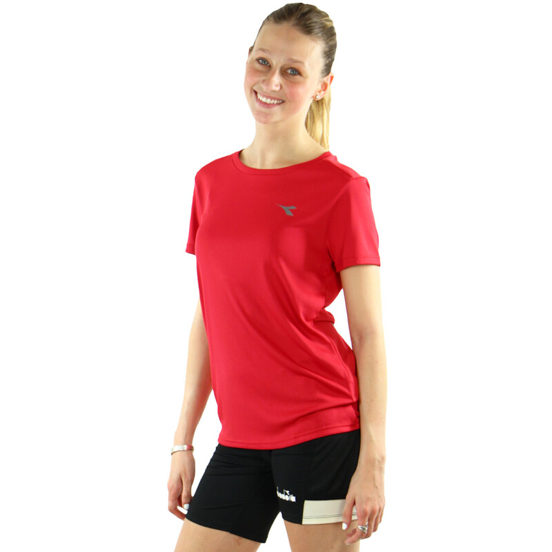 Remera Deportiva Mujer Diadora Rojo