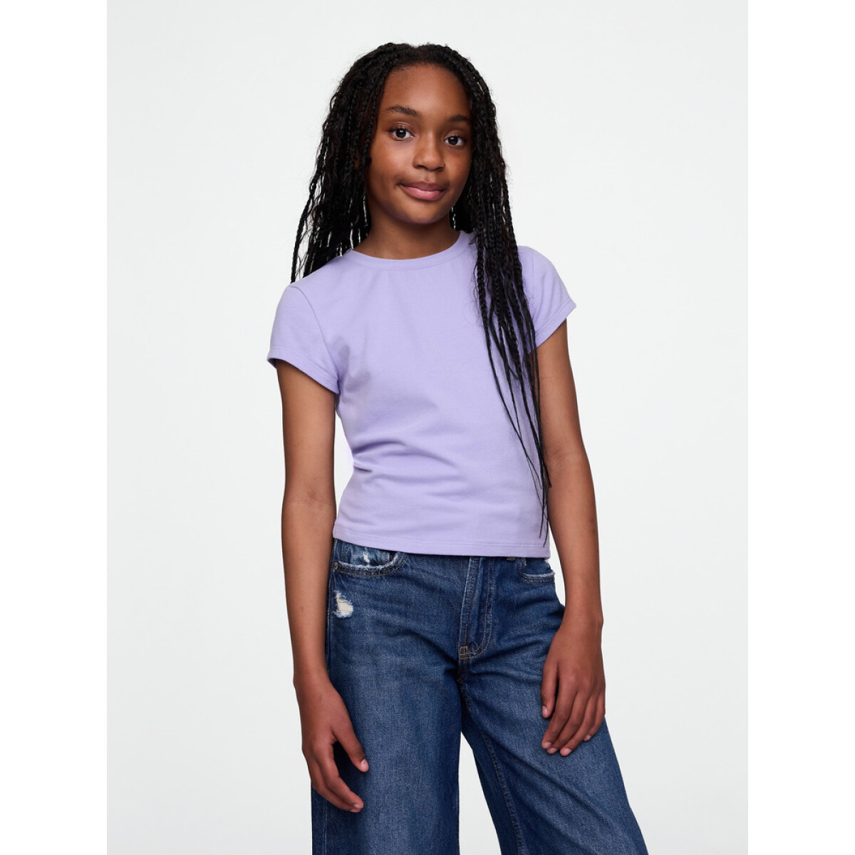 SS BABY TEE_SP25 - WARM VIOLET 568 