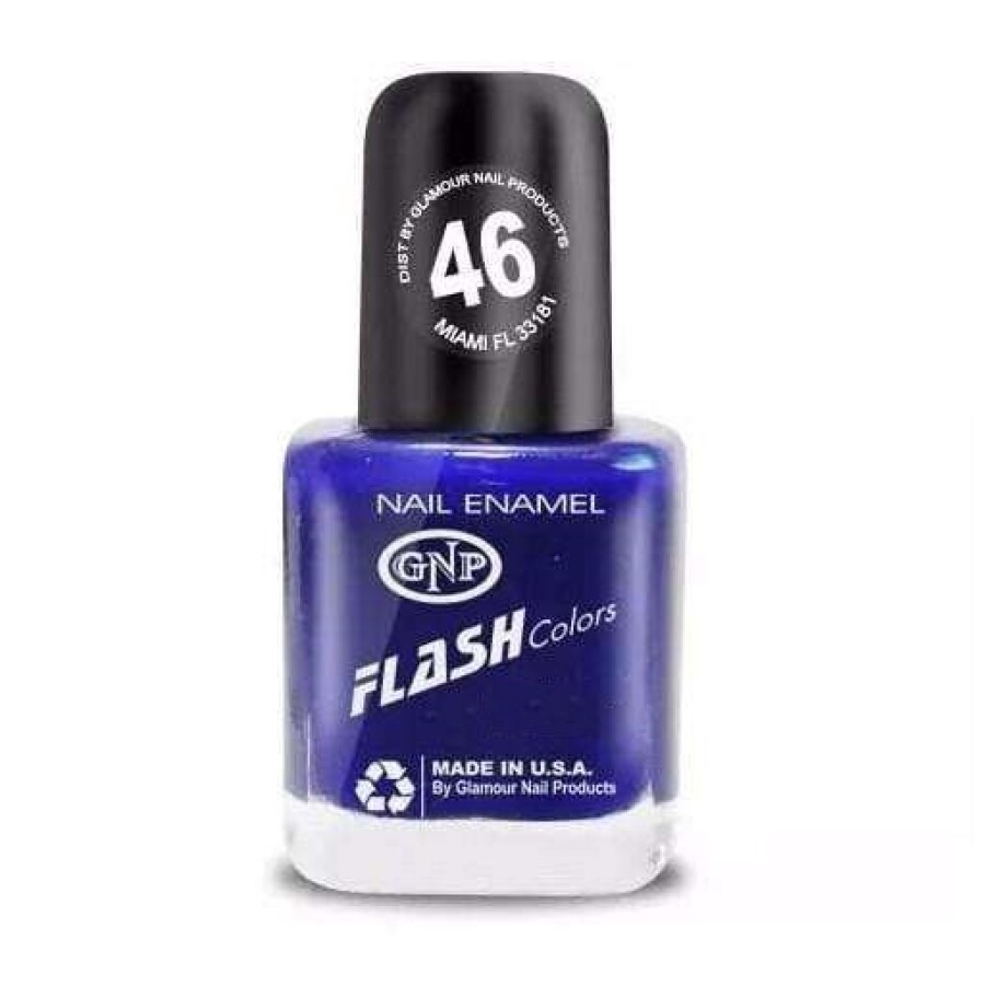 Esmalte de Uñas Cremoso Tono 46 Azul Intenso - GNP Esmalte de Uñas Cremoso Tono 46 Azul Intenso - GNP
