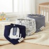 Set baberos bandana x3 elefante azul