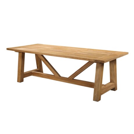 MESA COMEDOR EXTERIOR MADERA NATURAL-BEIGE FUNNY