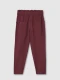 Pantalon Largo De Gasa Berenjena Violeta