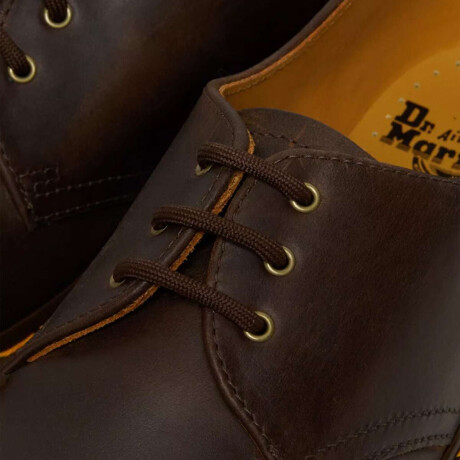 Zapatos Dr. Martens 1461 Dark Brown Crazy Horse Marron