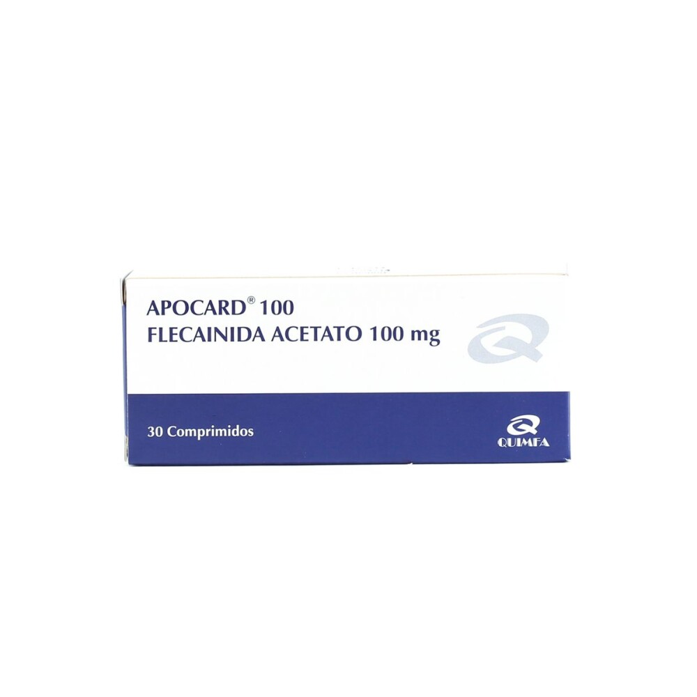 APOCARD 100 MG. CJ X 30 COMP. única