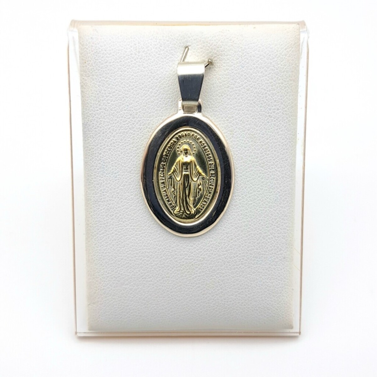 Medalla religiosa de Plata 925 y Doublé en Oro 18 kt - Milagrosa 