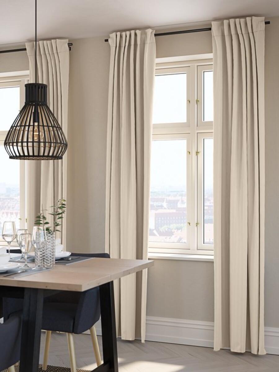 Cortina ROXEN 1x140x245 beige 