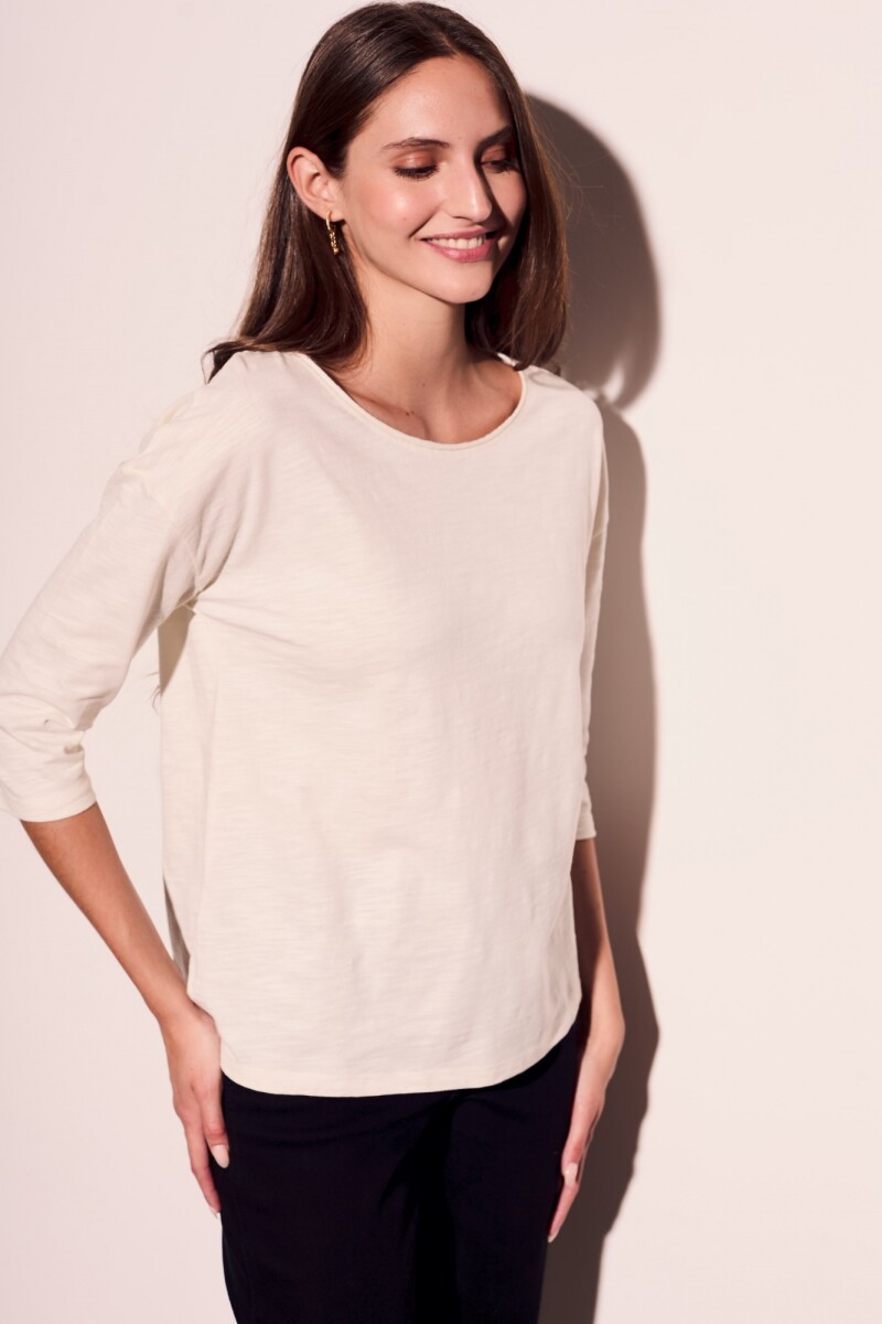 Remera Algodón Nácar