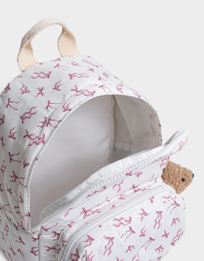 Mochilas y Carteras Infantiles Mochila Infantil Con Charm - Estampado Flores