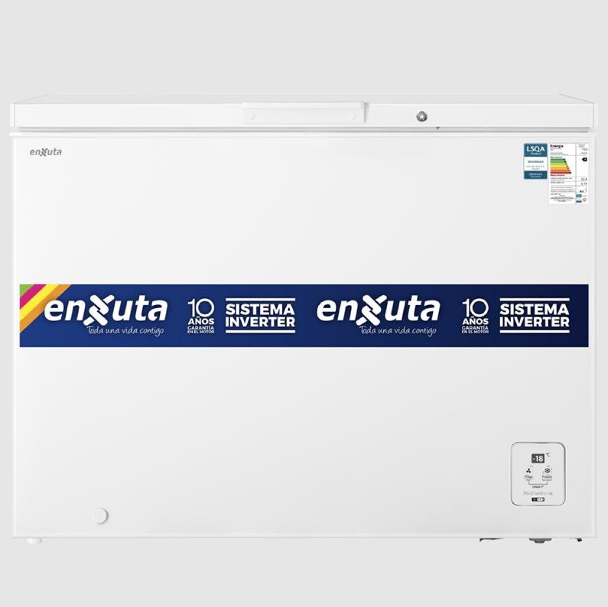 Freezer Horizontal Inverter Enxuta 297 Lts FHENXI16300 