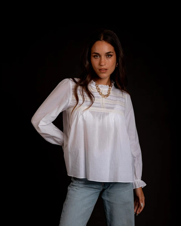 Camisa Agustina blanco