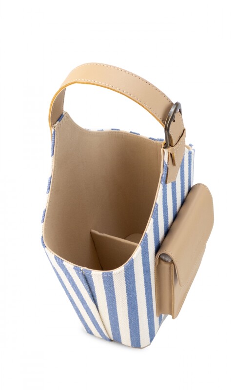 POSATERMO Y MATE TANZANIA TELAR RAYAS AZUL