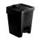 Papelera con pedal 15L NEGRO