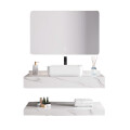 CONJUNTO DE BAÑO HABITARE MODELO NS1001-100T / MUEBLE + BACHAS + ESPEJO CON LUZ Conjunto De Baño Habitare Modelo Ns1001-100t / Mueble + Bachas + Espejo Con Luz