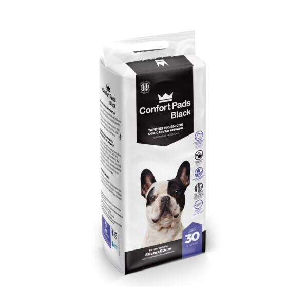 EMPAPADORES CONFORT PADS BLACK 80X60CM PACK 30U EMPAPADORES CONFORT PADS BLACK 80X60CM PACK 30U