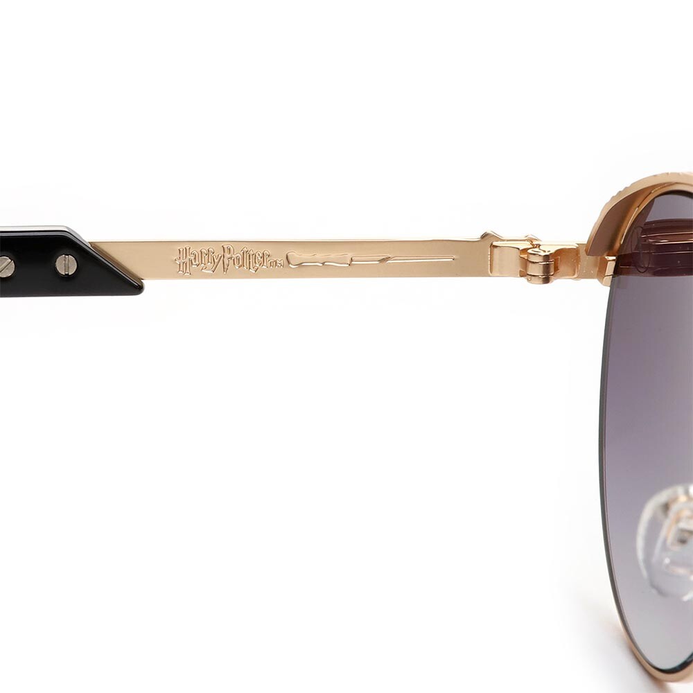 Lentes De Sol Harry Potter Redondo - Unisex Gradiente/Dorado