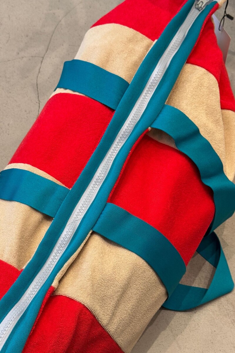 Towel Bag Rojo y Blanco