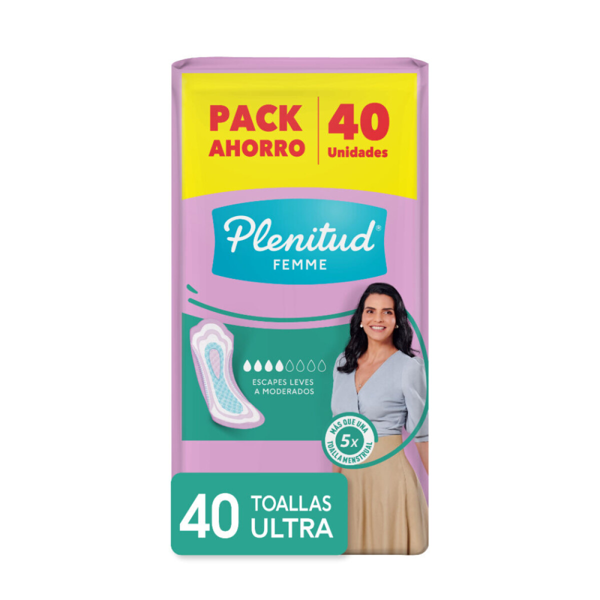 Toallitas Plenitud Femme Ultra 40 Unidades 