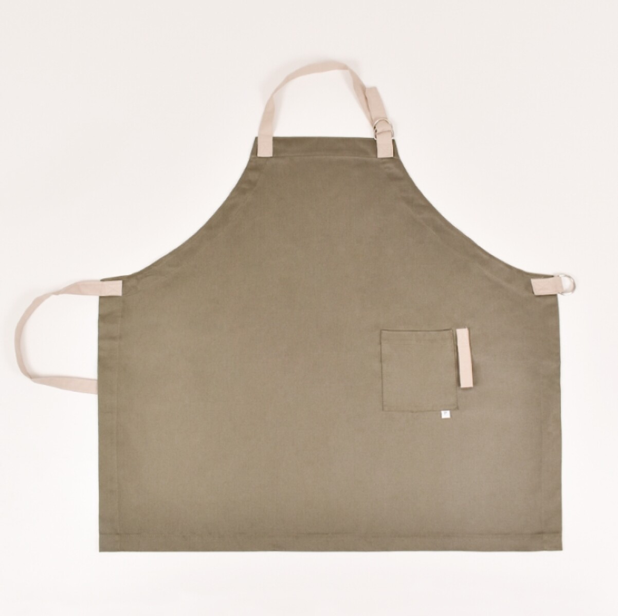 Delantal Masculino - Verde con Chocolate – 90×82 cm 
