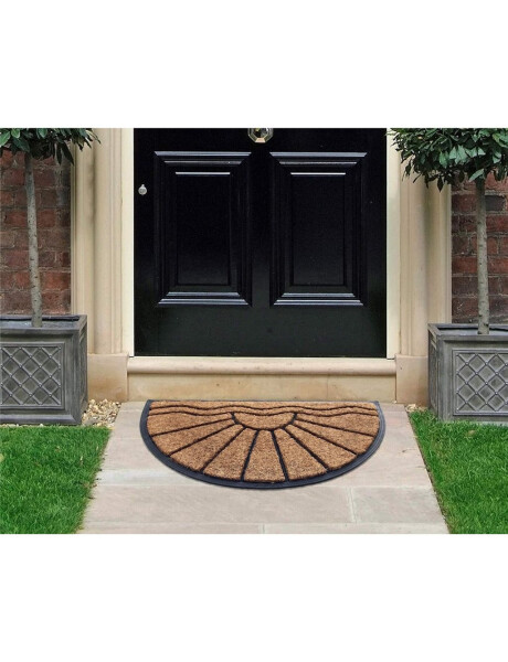 FELPUDO COCO/GOMA SEMICIRCULO 40x60CM H.1CM SOL FELPUDO COCO/GOMA SEMICIRCULO 40x60CM H.1CM SOL