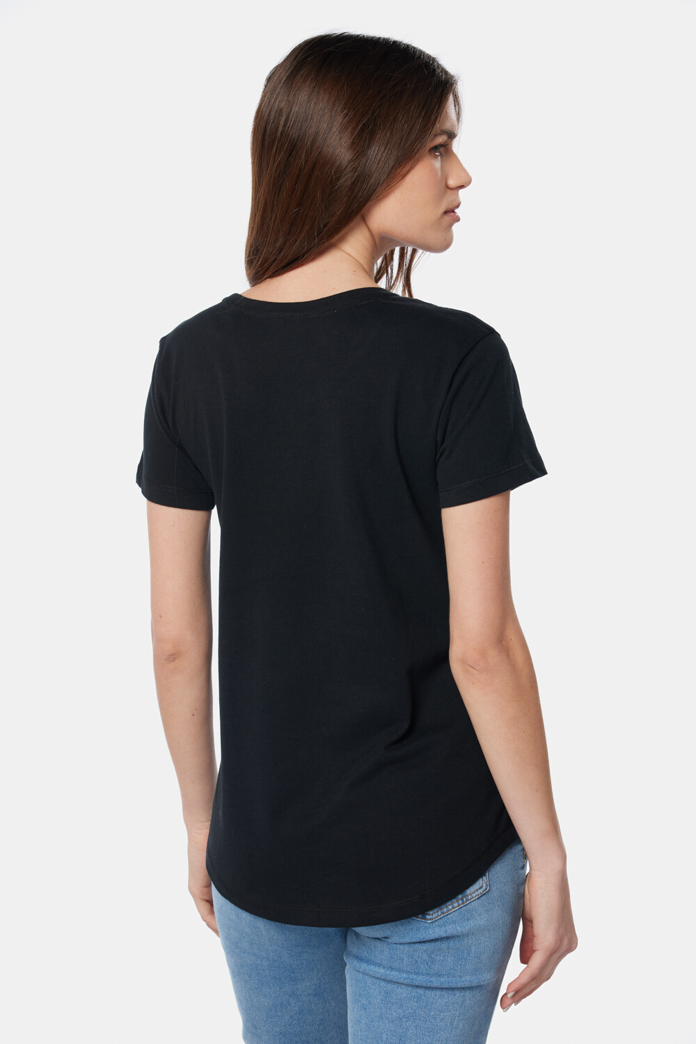 REMERA LISA Negro