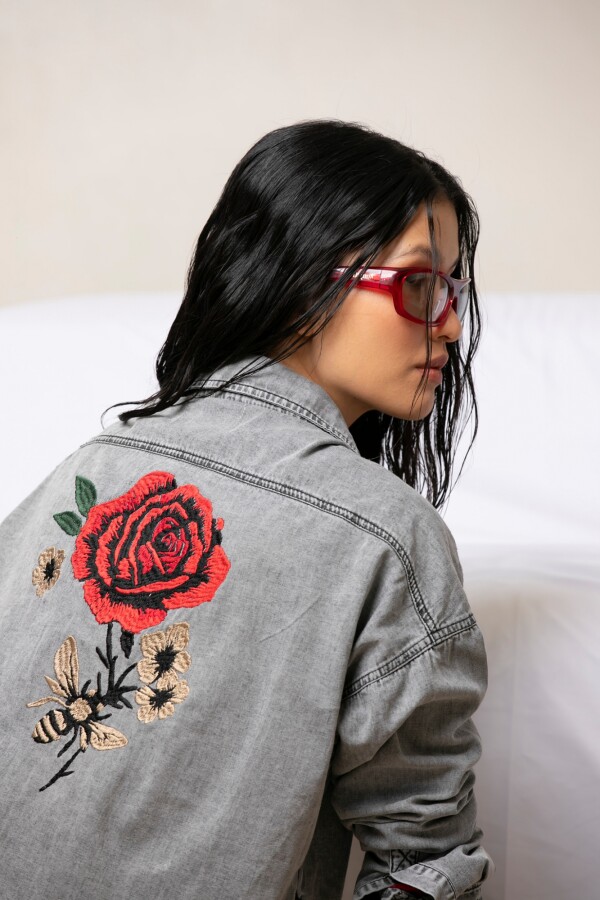 Camisa Jean Grey Rose
