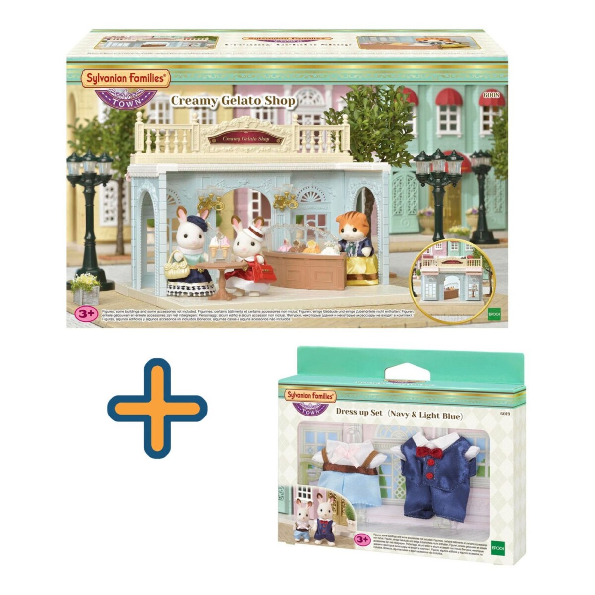Sylvanian Families Heladeria Tienda De Helado + Ropa Regalo 